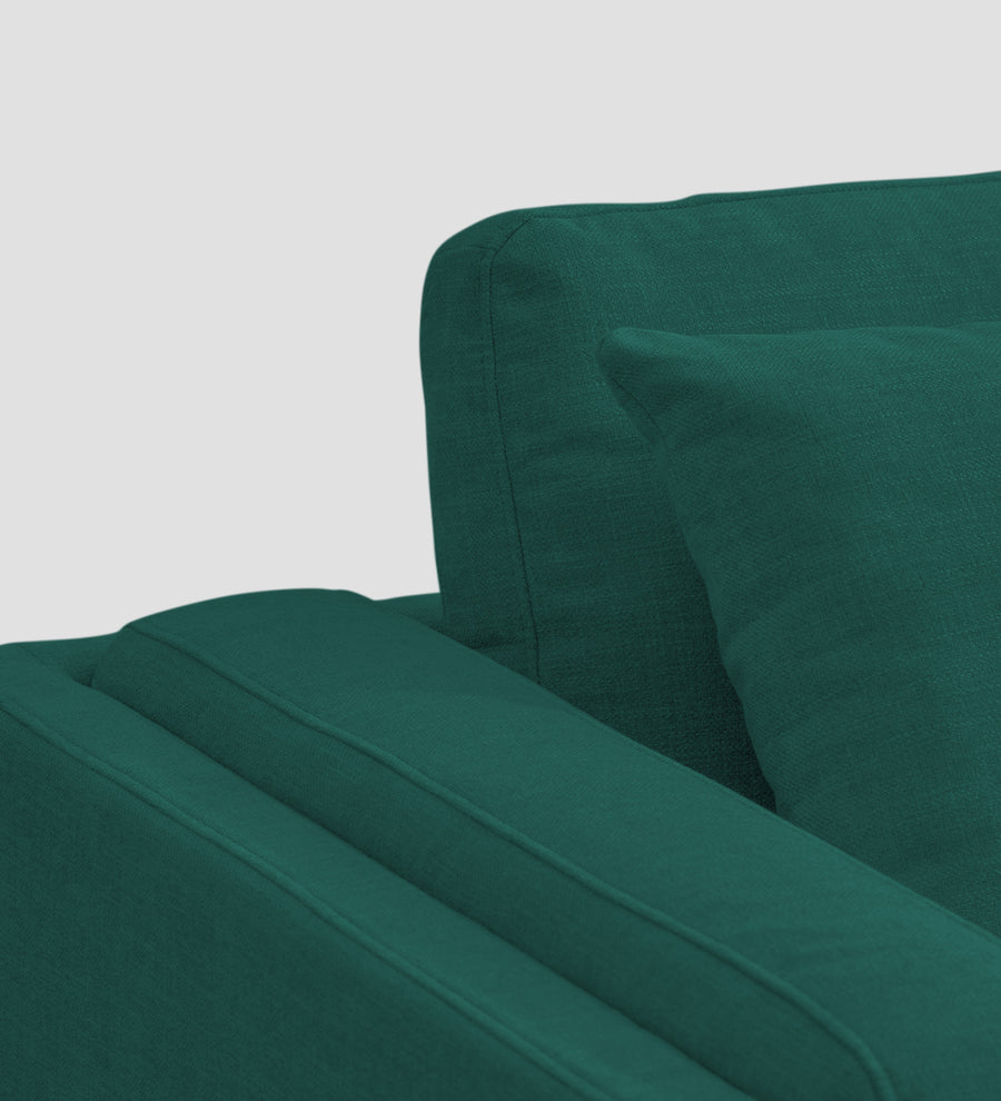 Borry Fabric 1 Seater Sofa In Sage Green Colour - Febonic Living
