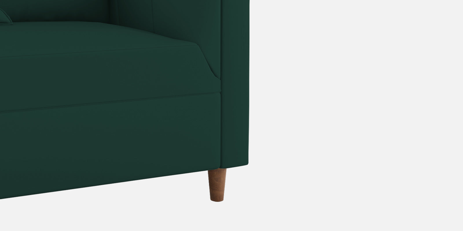 Rubi Velvet 3 Seater Sofa in Forest Green Colour