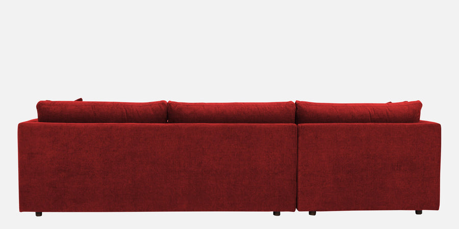 Northern Fabric Rhs Sectional Sofa 3 Lounger In Blood Maroon Colour - Febonic Living
