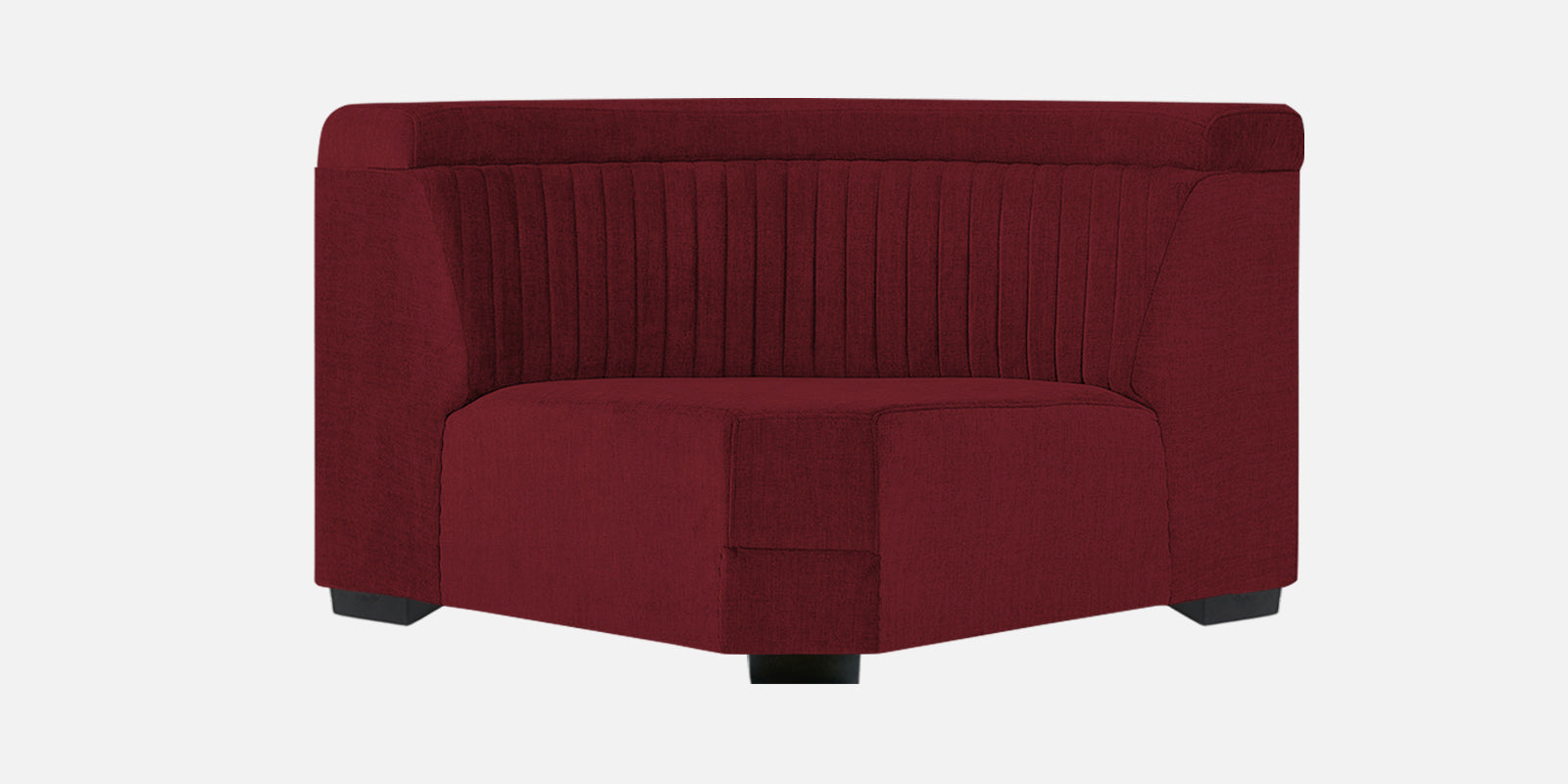 Draco Fabric 6 Seater Corner Sofa In Blood Maroon Colour - Febonic Living