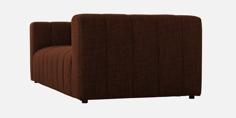Lara Fabric 2 Seater Sofa In Coffee Brown Colour - Febonic Living