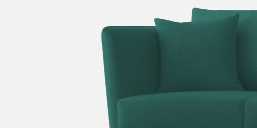 Norway Velvet 3 Seater Sofa In Pine Green Colour - Febonic Living