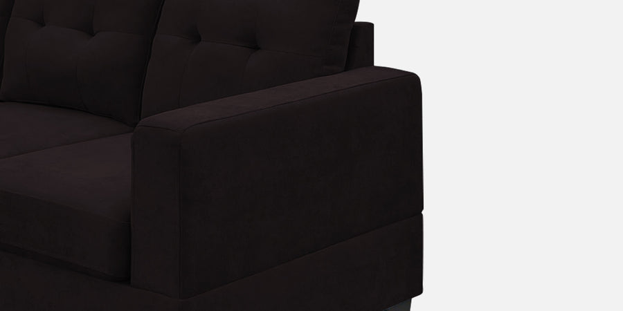 Thomas Fabric Rhs Sectional Sofa 3 Lounger In Cara Brown Colour - Febonic Living
