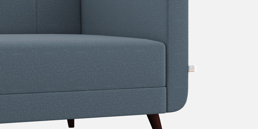 Wiki Velvet 3 Seater Sofa In Oxford Blue Colour - Febonic Living