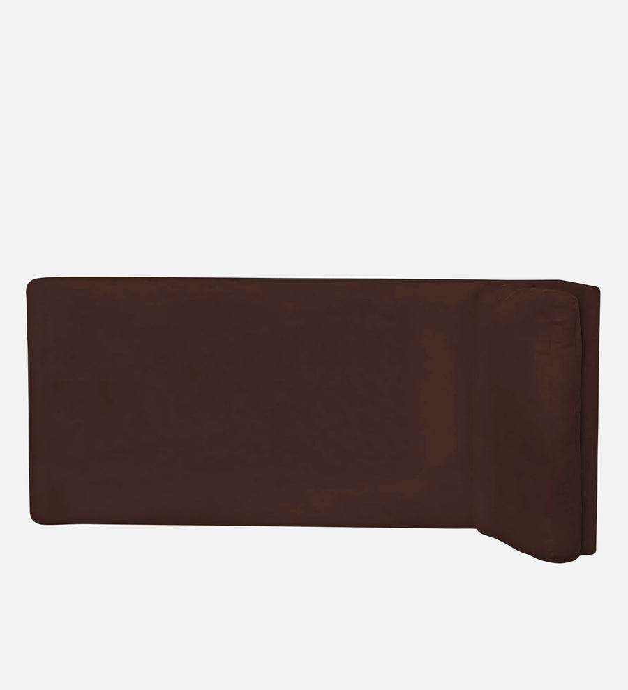 Nadia Fabric Chaise Lounger In Coffee Brown Colour - Febonic Living