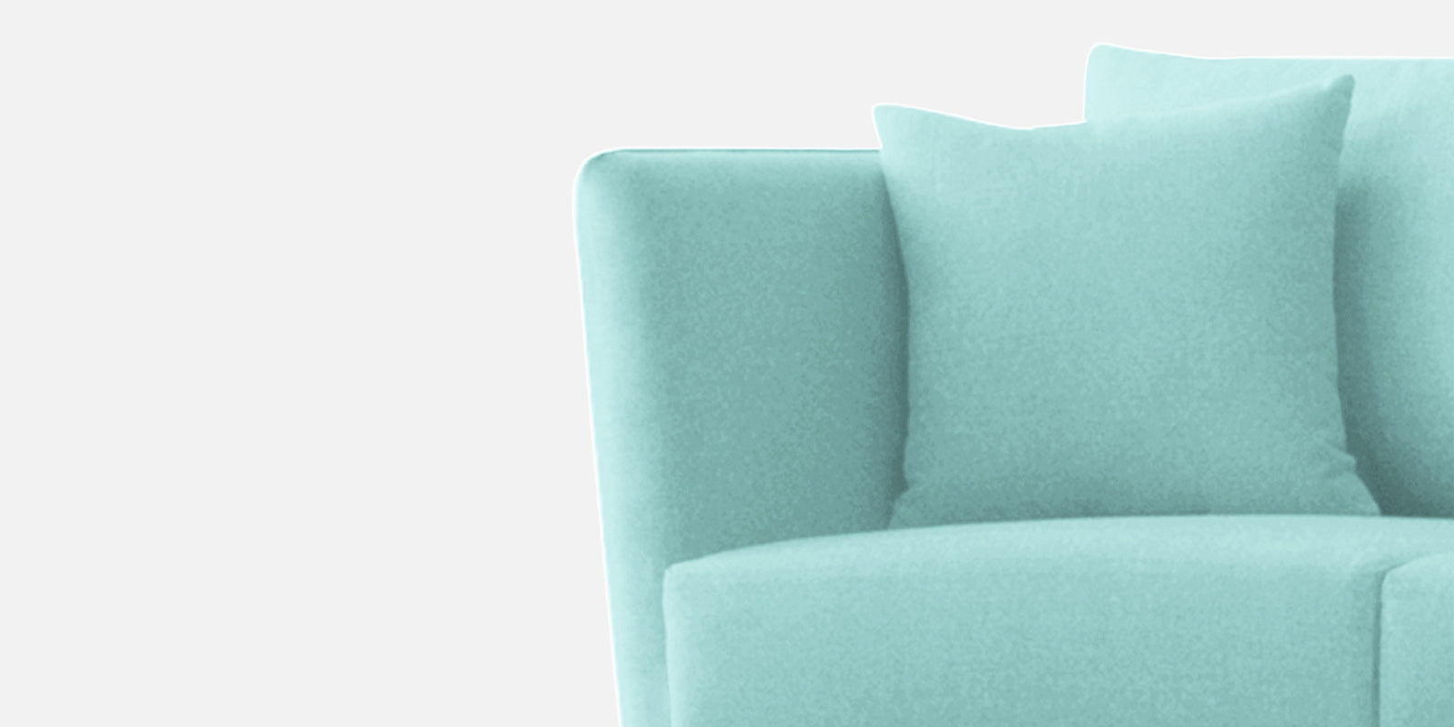 Norway Velvet 2 Seater Sofa In Barmunda Aqua Colour