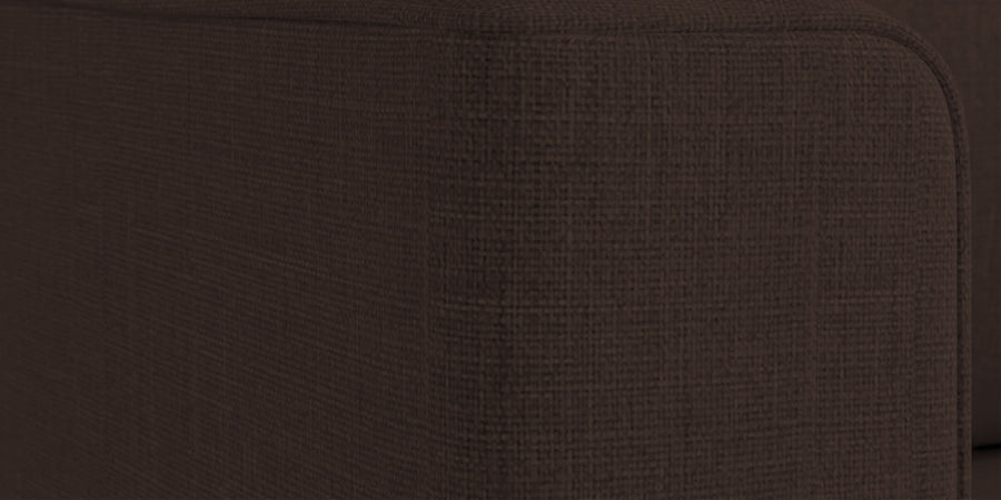 Kenia Fabric 2 Seater Foldable Sofa Cum Bed In Coffee Brown Colour - Febonic Living