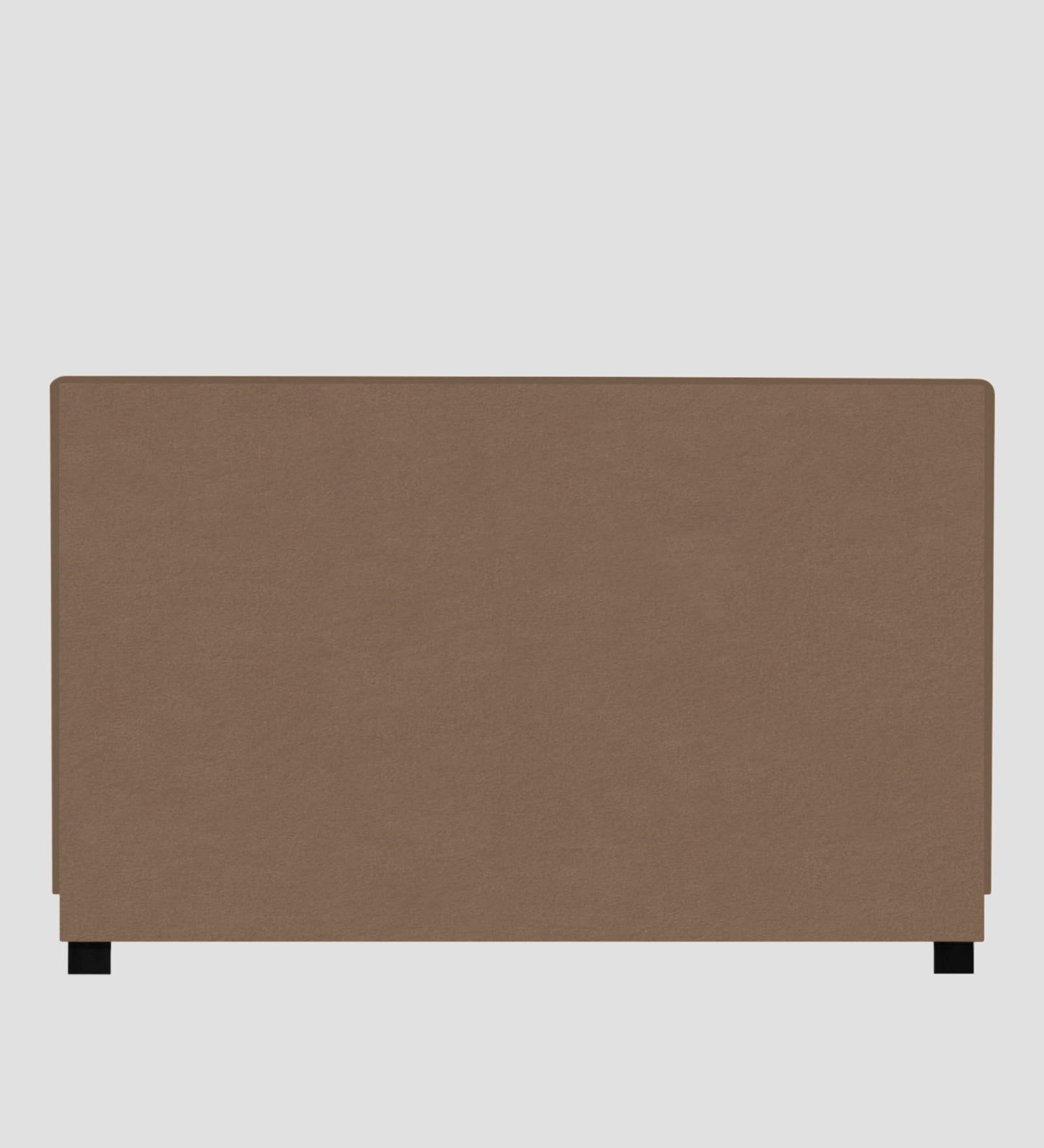 Asyra Velvet Queen Bed in Mocha Mouse Colour With Box Storage
