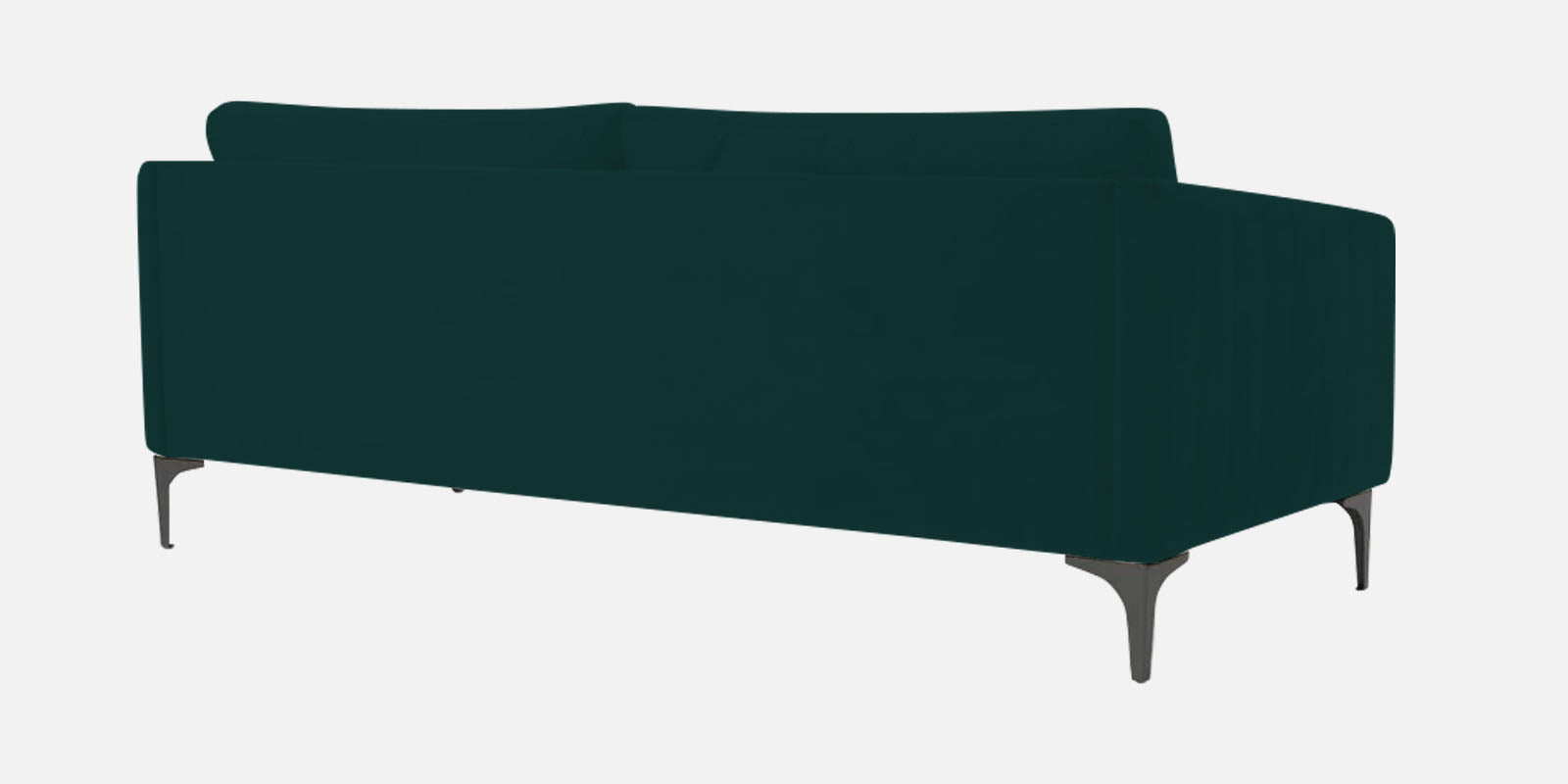 Haru Velvet 3 Seater Sofa in Forest Green Colour