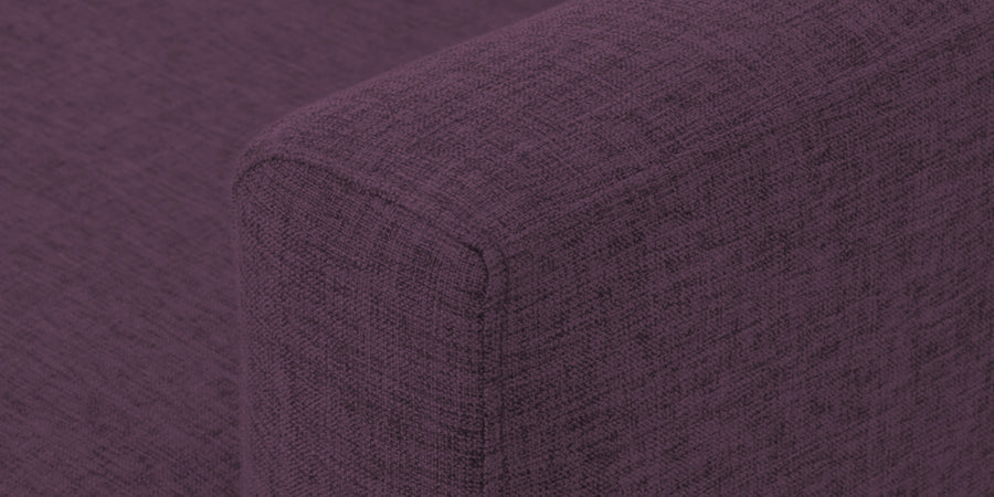 Casper Fabric 3 Seater Sofa In Greek Purple Colour - Febonic Living