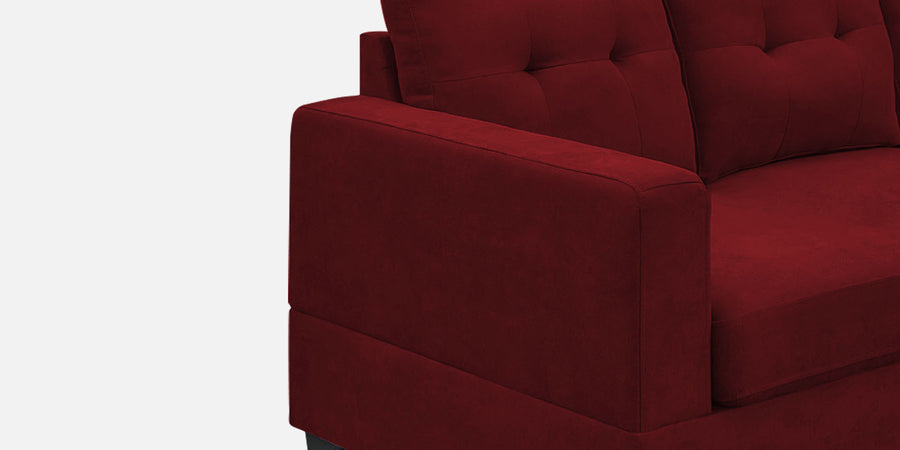 Thomas Fabric Lhs Sectional Sofa 2 Lounger In Blood Maroon Colour - Febonic Living