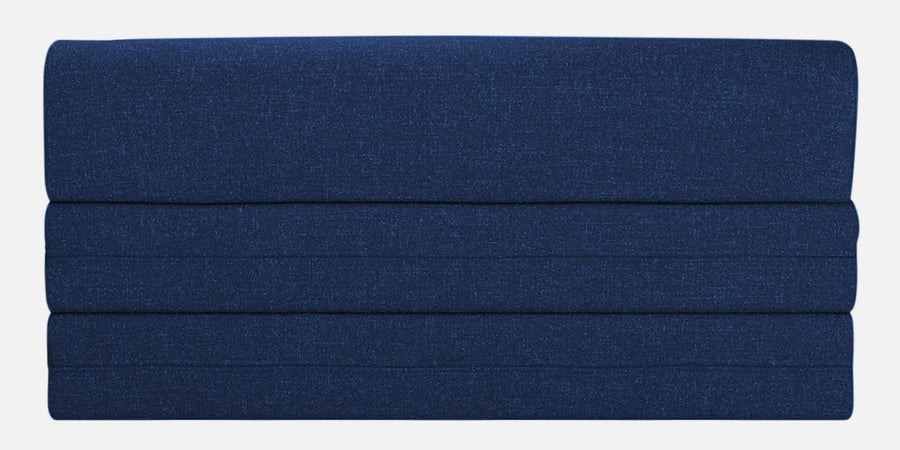 Fleepy Fabric 2 Seater Foldable Sofa Cum Bed In Royal Blue Colour - Febonic Living