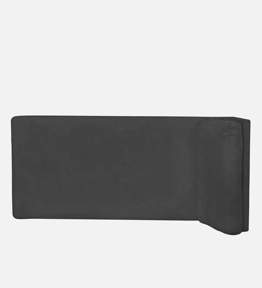 Nadia Fabric Chaise Lounger In Charcoal Grey Colour - Febonic Living
