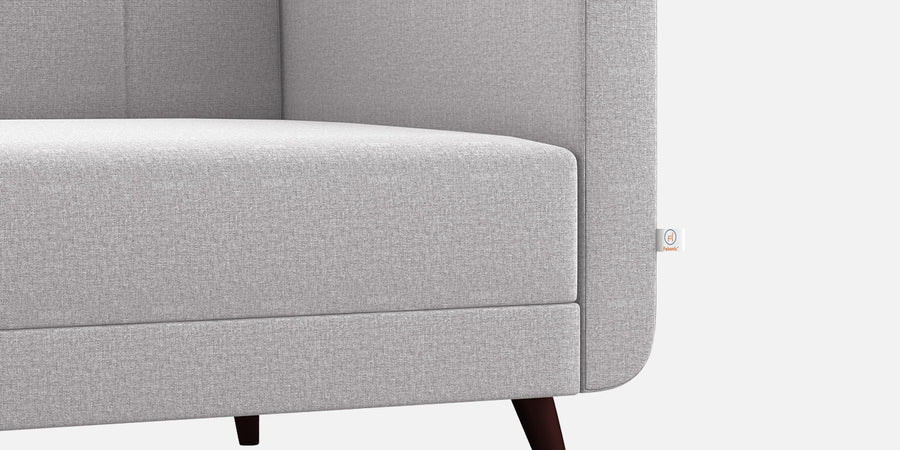 Wiki Velvet 3 Seater Sofa In Concrete Grey Colour - Febonic Living