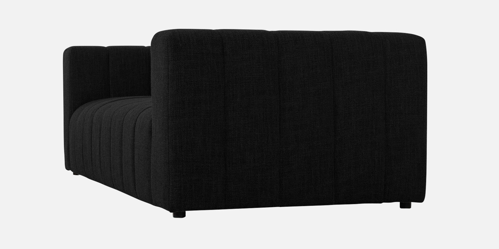 Lara Fabric 2 Seater Sofa in Zed Black Colour