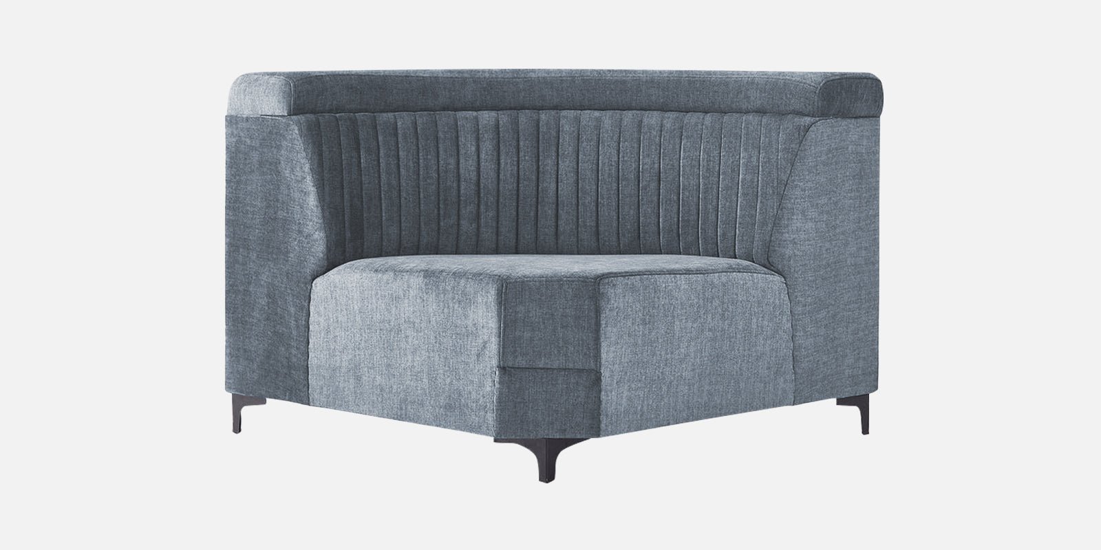 Draco Fabric Corner Sofa in Indigo Blue Colour