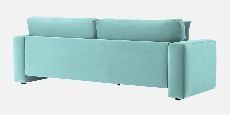 Kosta Velvet 3 Seater Sofa In Barmunda Aqua Colour - Febonic Living