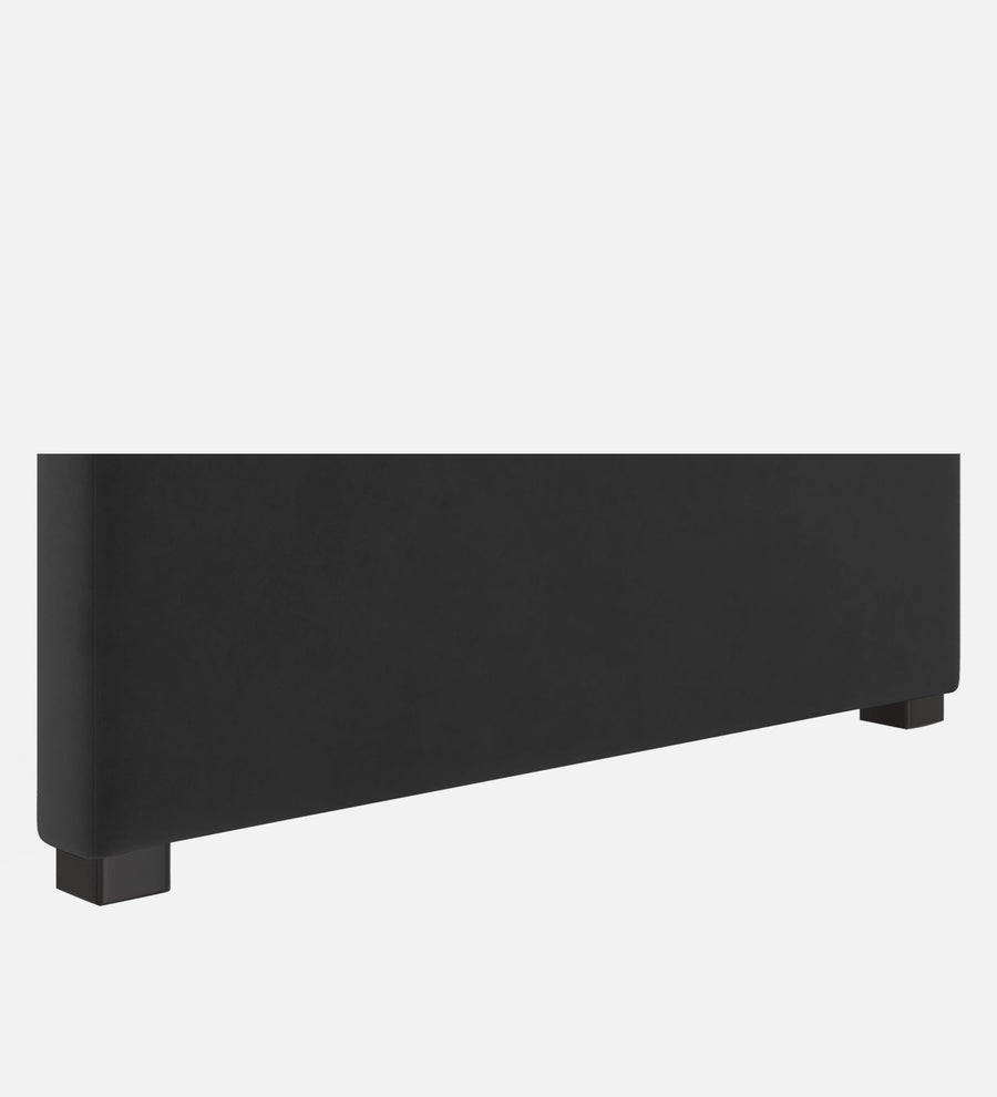 Maro Velvet Upholstered King Size Bed In Hory Grey Colour - Febonic Living
