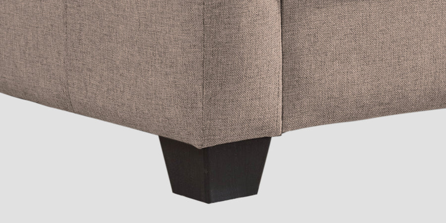 Devo Fabric 3 Seater Sofa In Kadhi Beige Colour - Febonic Living