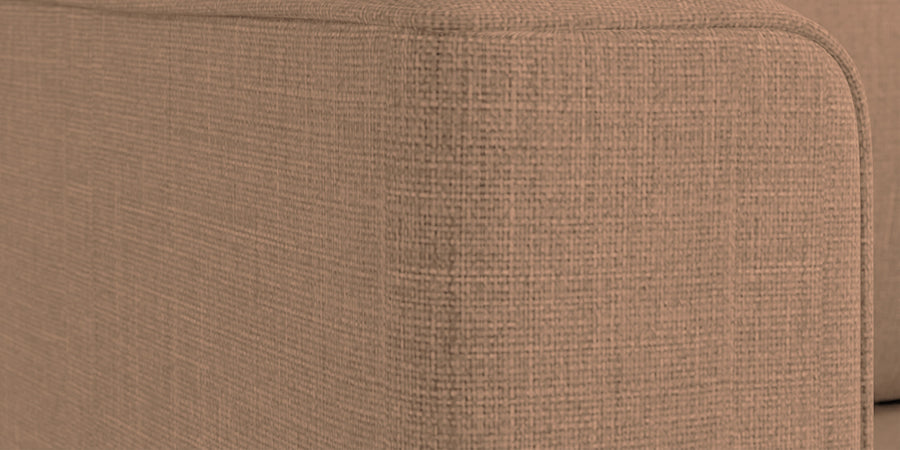 Kenia Fabric 3 Seater Foldable Sofa Cum Bed In Cosmic Beige Colour - Febonic Living