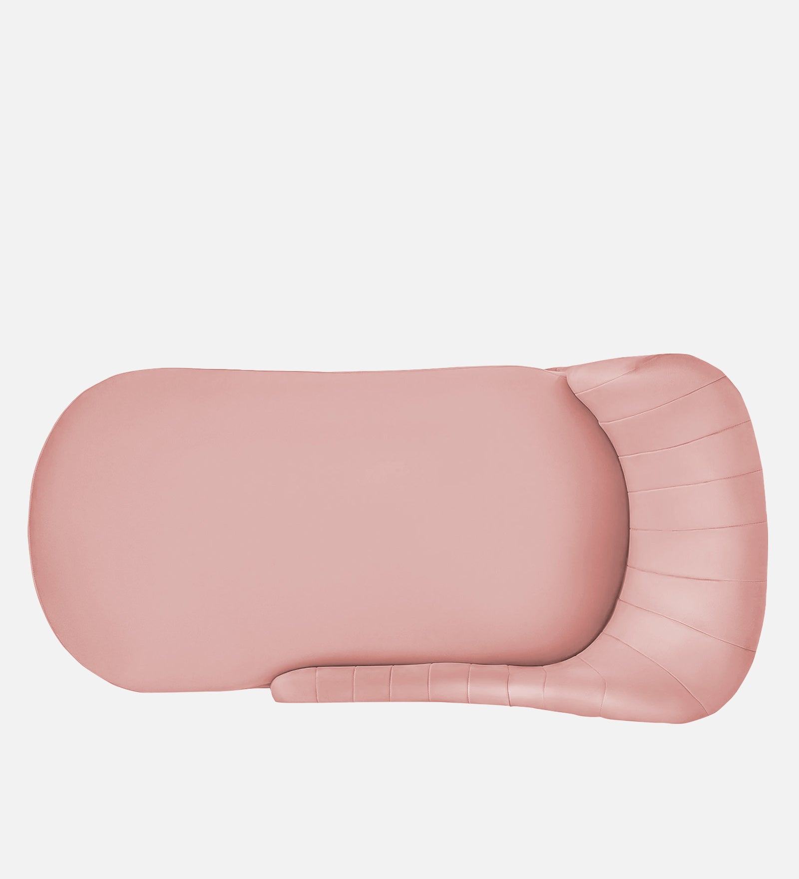 Flora Velvet LHS Chaise Lounger in Millennial Pink Colour