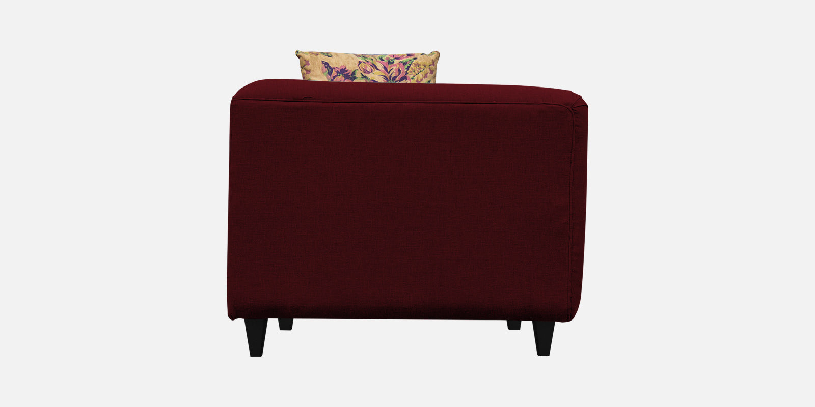 Niki Fabric 3 Seater Sofa in Ruby Red Colour