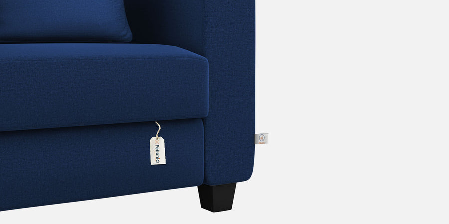 Cosmic Fabric 3 Seater Sofa In Royal Blue Colour - Febonic Living