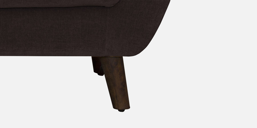 German Fabric 3 Seater Sofa In Dark Brown Colour - Febonic Living