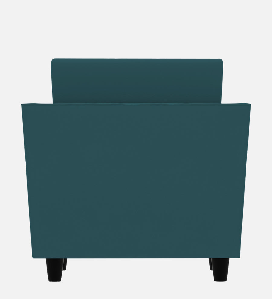 Bristo Velvet 1 Seater Sofa In Arabian Green Colour With Storage - Febonic Living