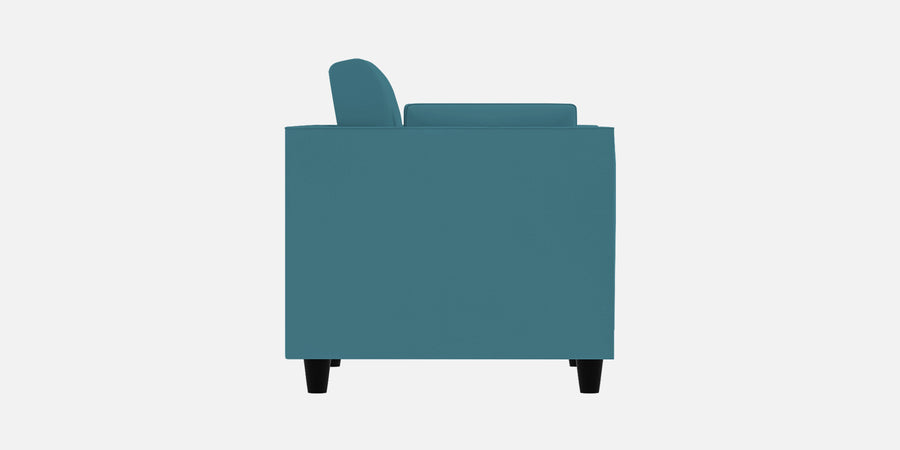 Bristo Velvet 2 Seater Sofa In Aqua Blue Colour With Storage - Febonic Living