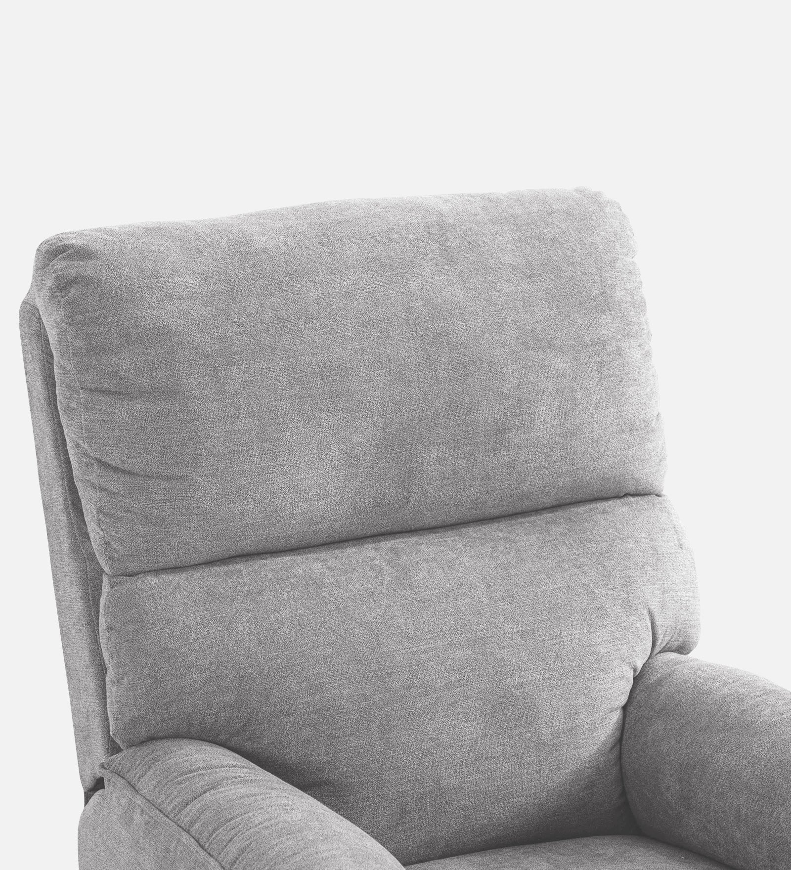 Abby Fabric Manual 1 Seater Recliner In Lit Grey Colour