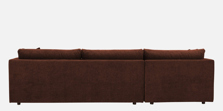 Northern Fabric Rhs Sectional Sofa 3 Lounger In Coffee Brown Colour - Febonic Living