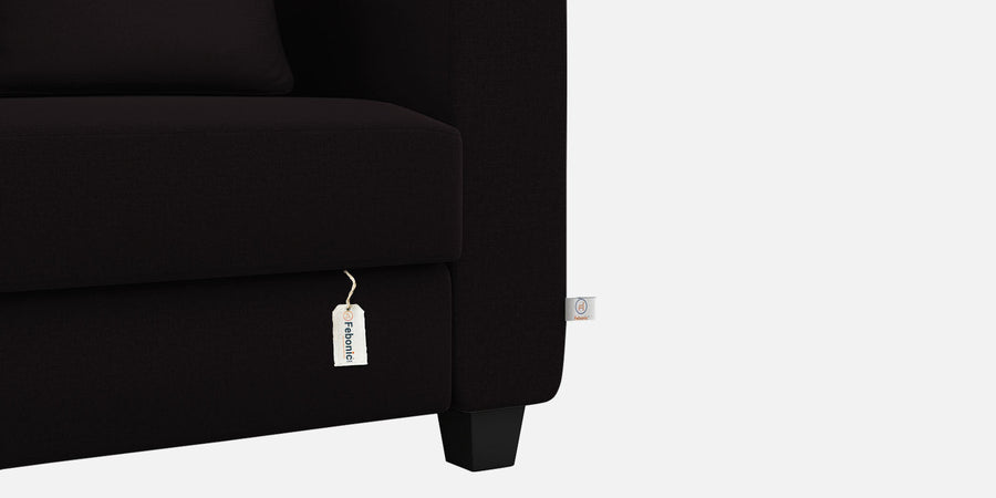 Cosmic Fabric 3 Seater Sofa In Cara Brown Colour - Febonic Living
