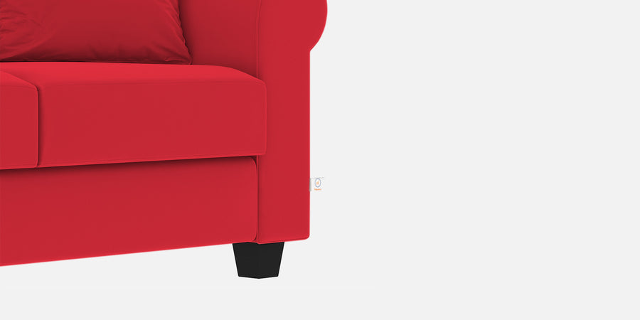 Numonk Velvet 2 Seater Sofa In Ox Blood Maroon Colour - Febonic Living