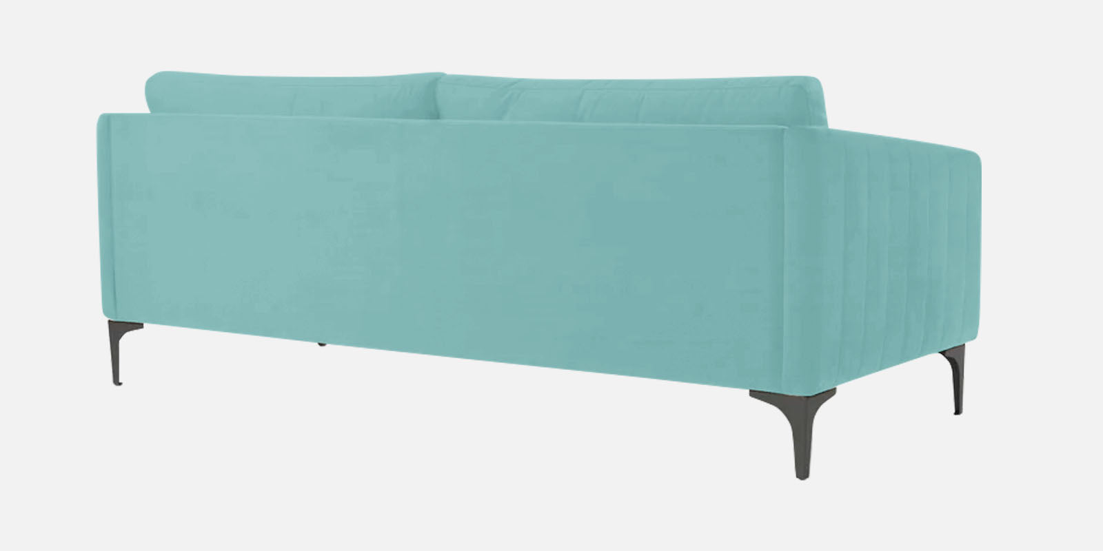 Haru Velvet 3 Seater Sofa in Barmunda Aqua Colour