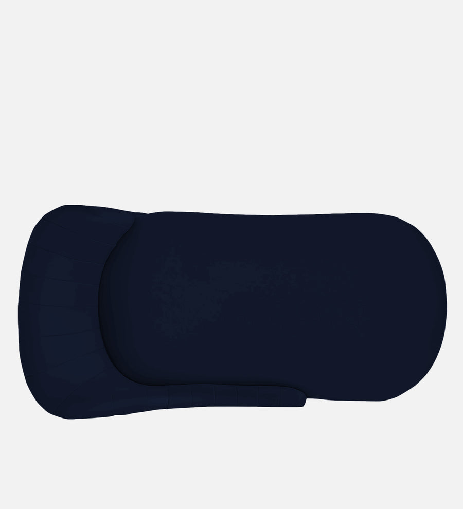 Flora Velvet Rhs Chaise Lounger In Indigo Blue Colour - Febonic Living
