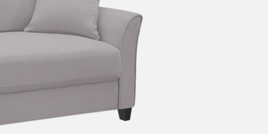 Daroo Velvet 3 Seater Sofa In Concrete Grey Colour - Febonic Living
