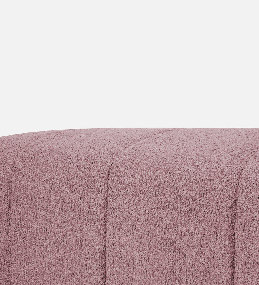 Rexi Boucle Fabric Bench In Basi Pinc Colour - Febonic Living
