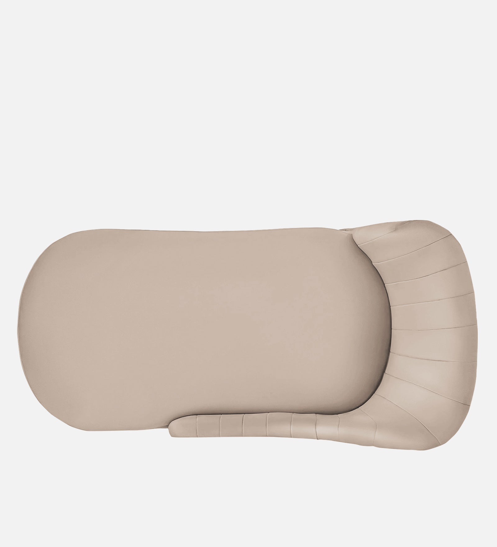 Flora Velvet LHS Chaise Lounger in Camel Beige Colour