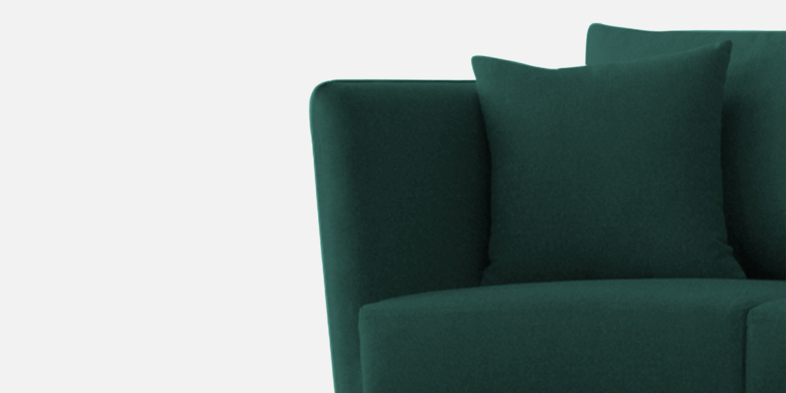 Norway Velvet 3 Seater Sofa In Forest Green Colour