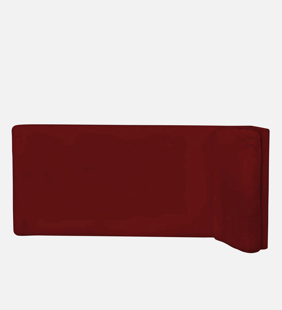 Nadia Fabric Chaise Lounger In Blood Maroon Colour - Febonic Living