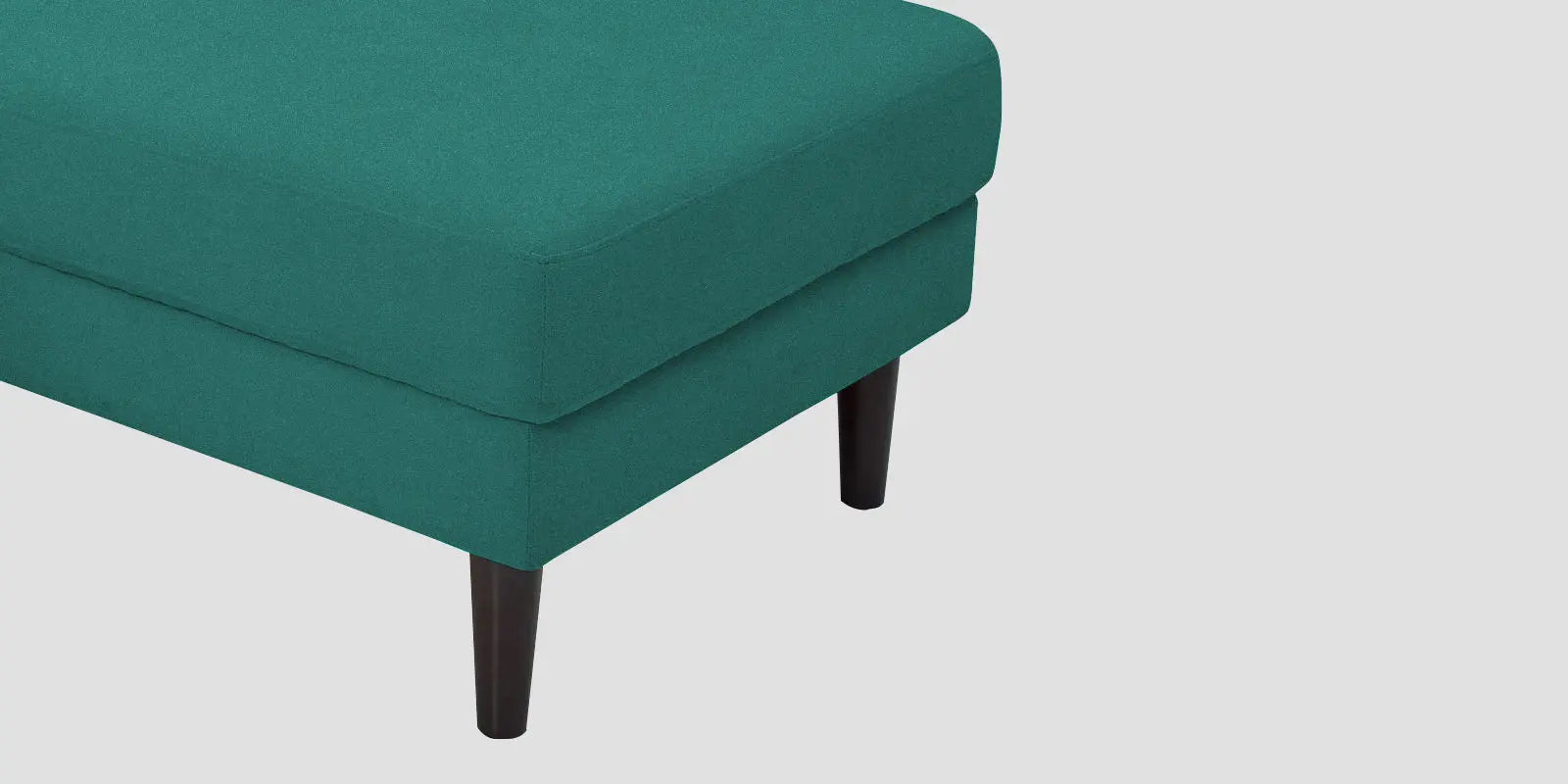 Creata Fabric LHS Sectional Sofa (2+Lounger) In Sea Green Colour Febonic Living