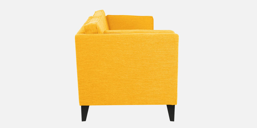 Nigar Fabric 2 Seater Sofa In Bold Yellow Colour - Febonic Living