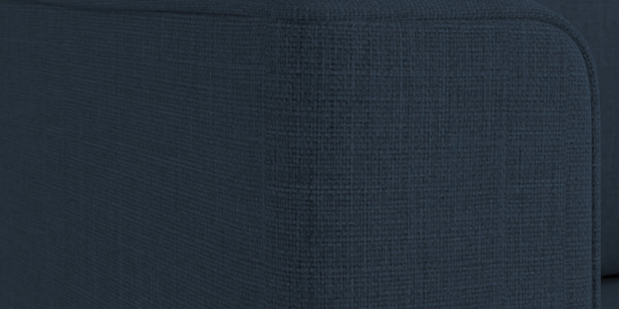Kenia Fabric 2 Seater Foldable Sofa Cum Bed In Denim Blue Colour - Febonic Living
