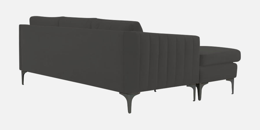 Haru Fabric Rhs Sectional Sofa 2 Lounger In Hory Grey Colour - Febonic Living