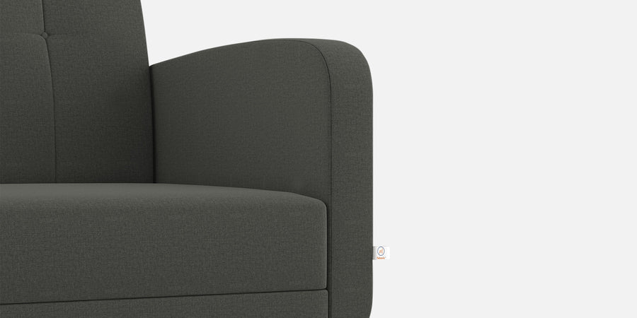 Wiki Velvet 2 Seater Sofa In Hory Grey Colour - Febonic Living