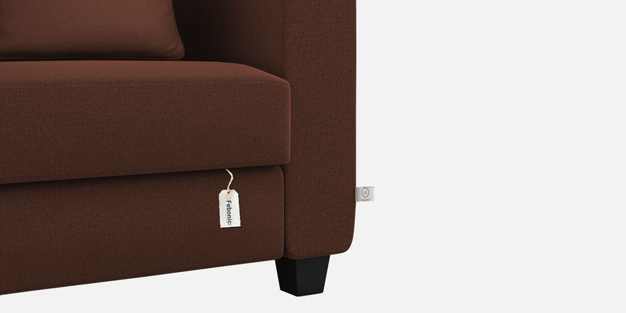 Cosmic Fabric 2 Seater Sofa In Coffee Brown Colour - Febonic Living