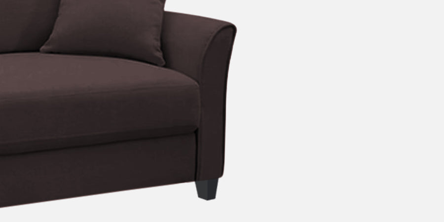 Daroo Velvet 3 Seater Sofa In Mocha Brown Colour - Febonic Living