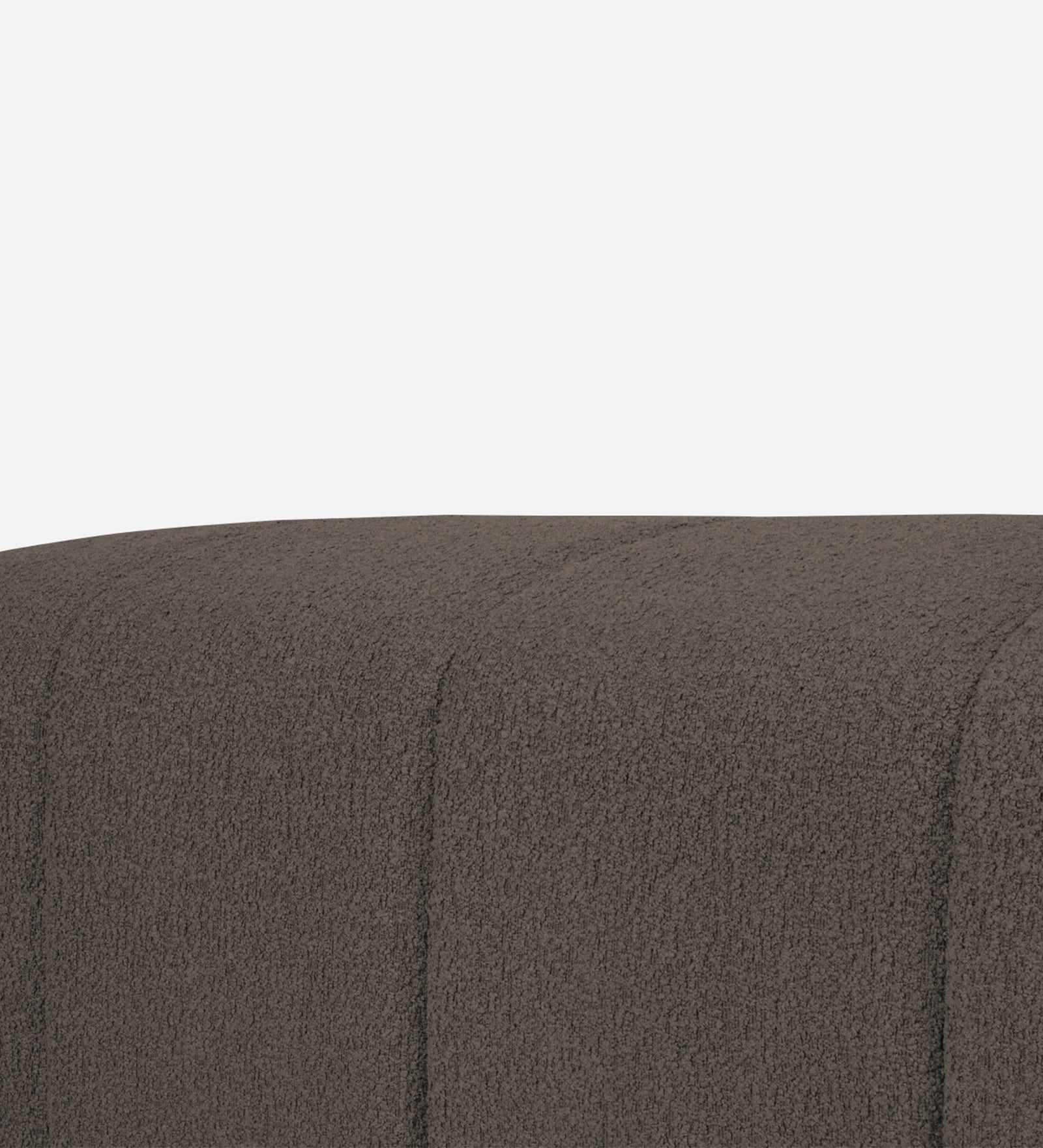 Rexi Fur Fabric Bench in Niya Beige Colour