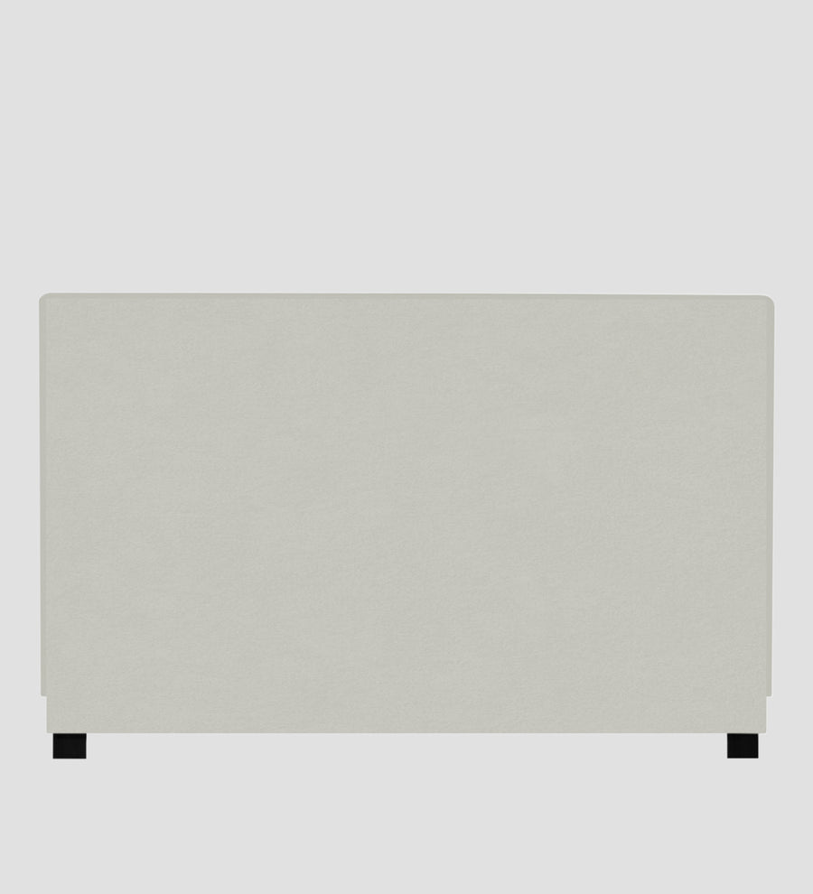 Asyra Velvet Upholstered King Size Bed In Bone Grey Colour With Box Storage - Febonic Living